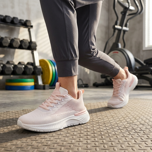 Women's Shock-Absorbing Lightweight Mesh Running Sneakers