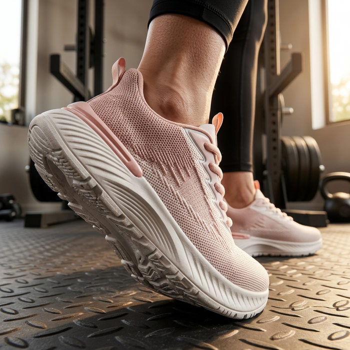 Women's Shock-Absorbing Lightweight Mesh Running Sneakers