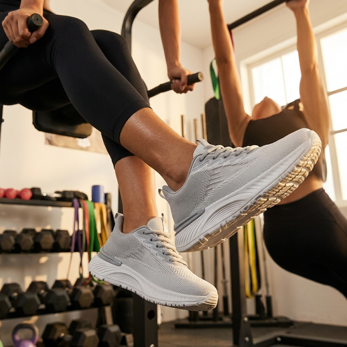 Women's Shock-Absorbing Lightweight Mesh Running Sneakers