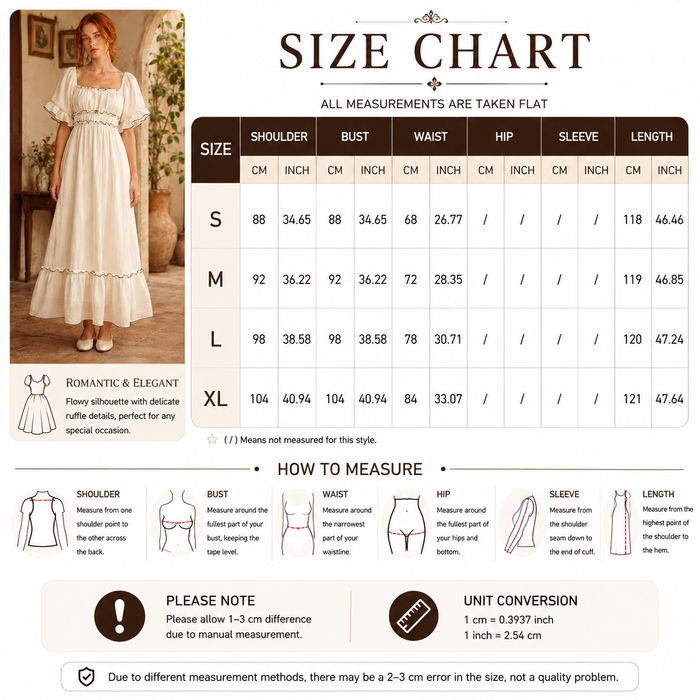 Women's Solid Color A-Line Mid-Length Dress – High Waist Lotus Leaf Sleeve U-Neck